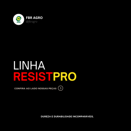 Imagem da notícia Linha RESISTPRO - FBR AGRO - Peças de alta resistência e durabilidade.